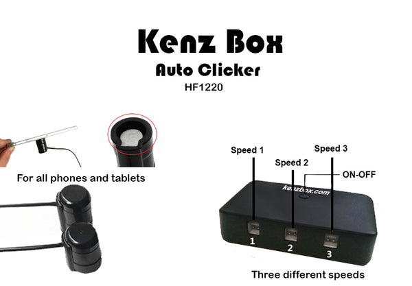 Kenz Box Auto clicker device HF1220 with 2 clickers new upgrade