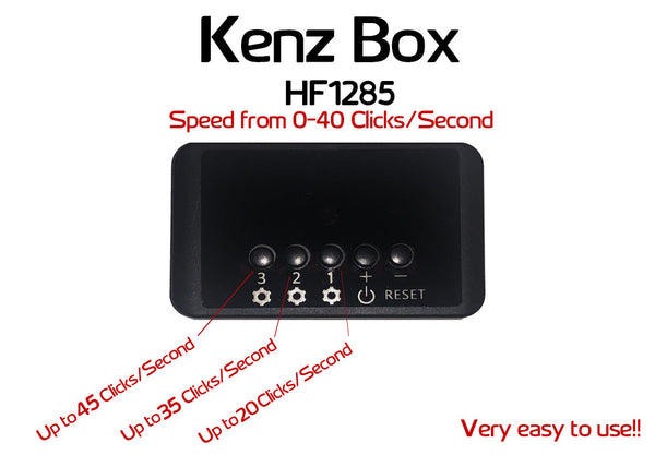 Kenz Box Auto clicker device HF1285 with 2 clickers new upgrade